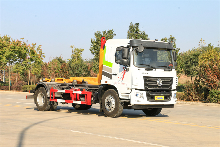 8-12方勾臂垃圾車(chē)-國(guó)六華神F5勾臂車(chē)大型套臂8-12方勾臂式垃圾車(chē)